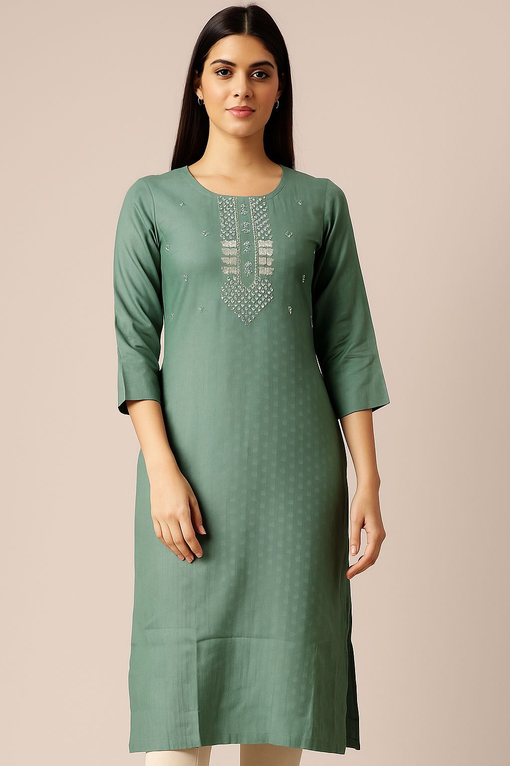 Shree Shanti Selection - Blue kurti